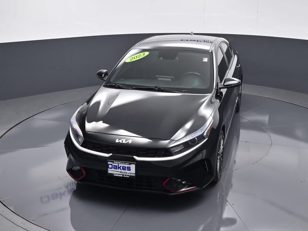 2023 Aurora Black Pearl Kia Forte GT-Line FWD Sedan
