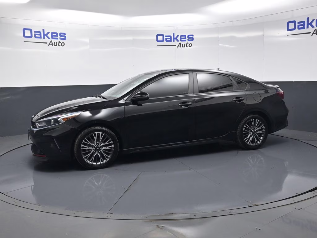 2023 Aurora Black Pearl Kia Forte GT-Line FWD Sedan