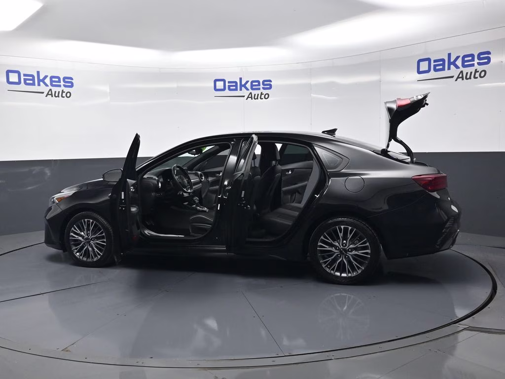 2023 Aurora Black Pearl Kia Forte GT-Line FWD Sedan