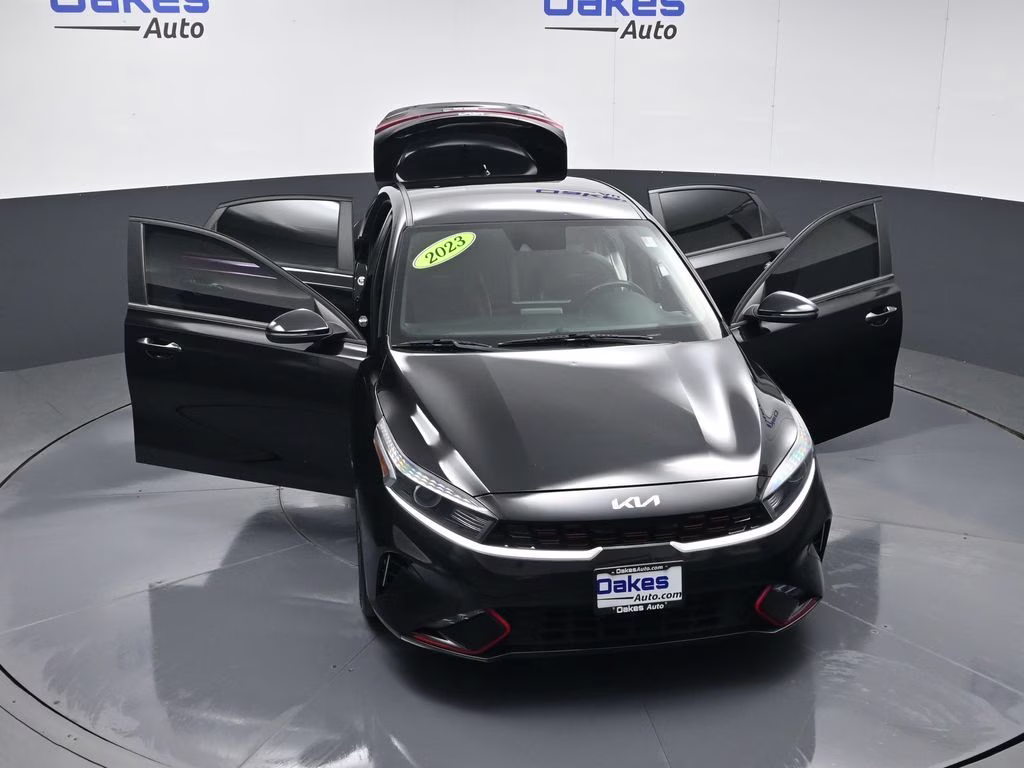 2023 Aurora Black Pearl Kia Forte GT-Line FWD Sedan