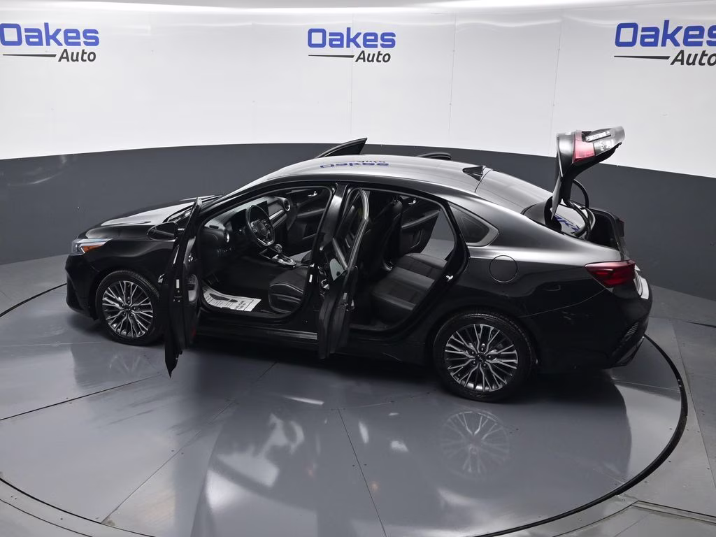2023 Aurora Black Pearl Kia Forte GT-Line FWD Sedan