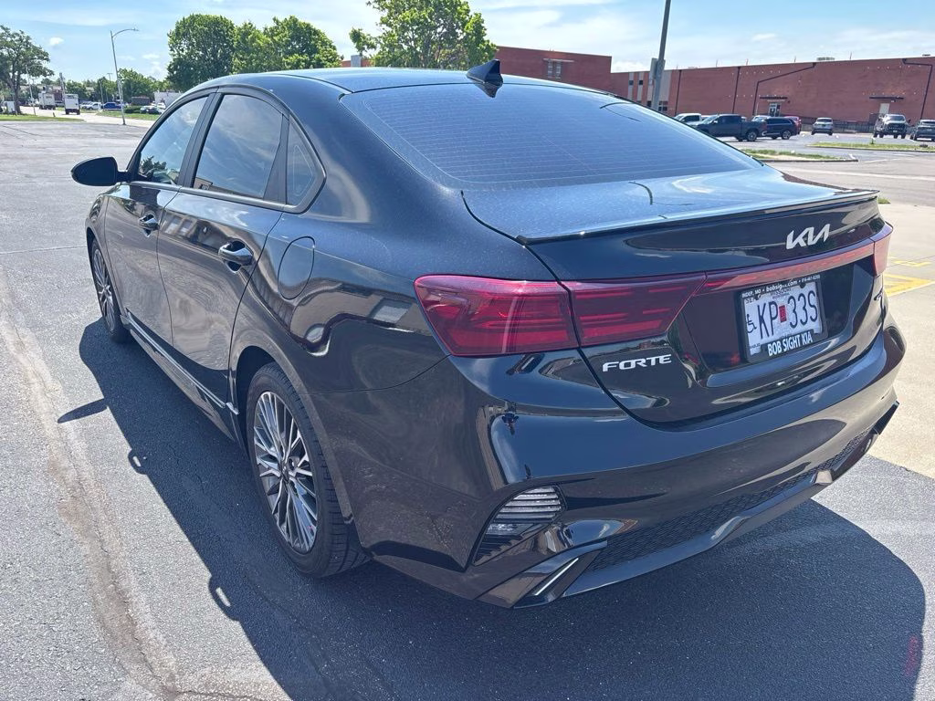 2023 Aurora Black Pearl Kia Forte GT-Line FWD Sedan