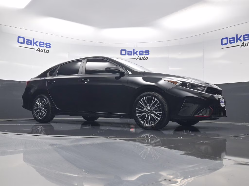 2023 Aurora Black Pearl Kia Forte GT-Line FWD Sedan