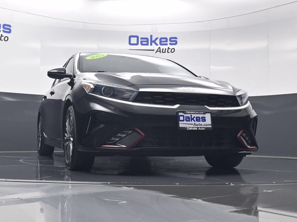 2023 Aurora Black Pearl Kia Forte GT-Line FWD Sedan