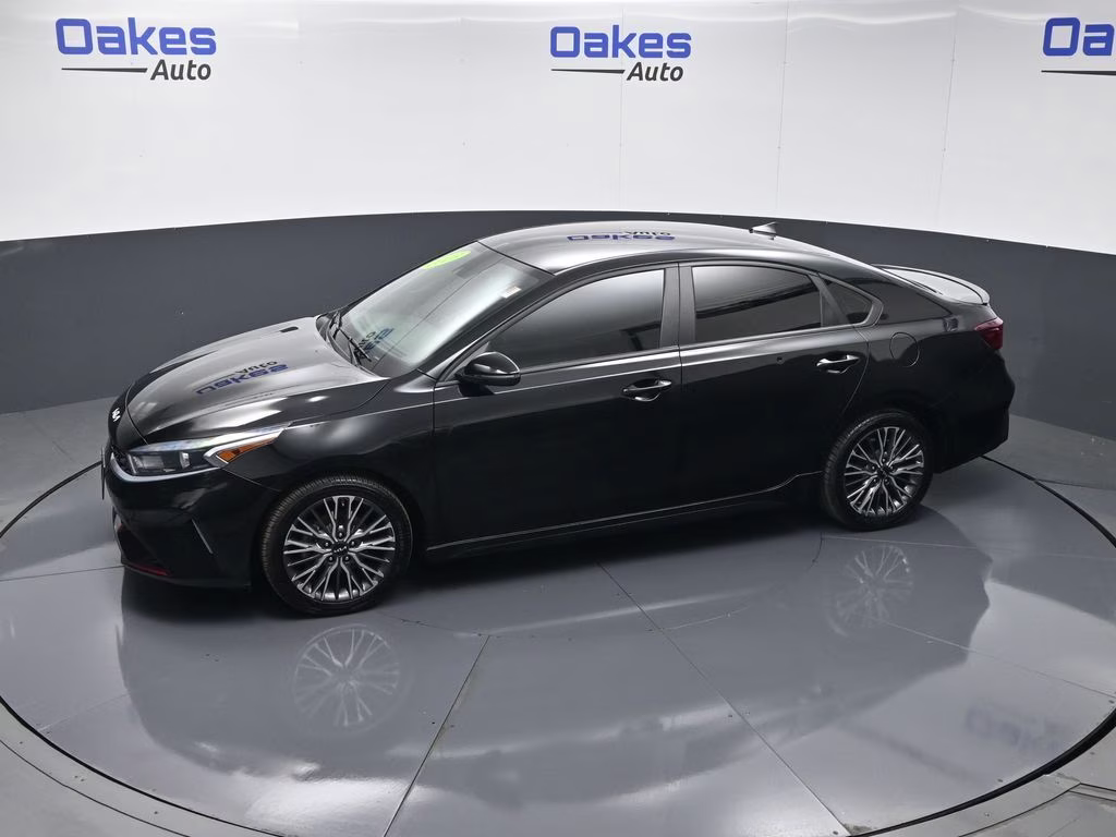 2023 Aurora Black Pearl Kia Forte GT-Line FWD Sedan