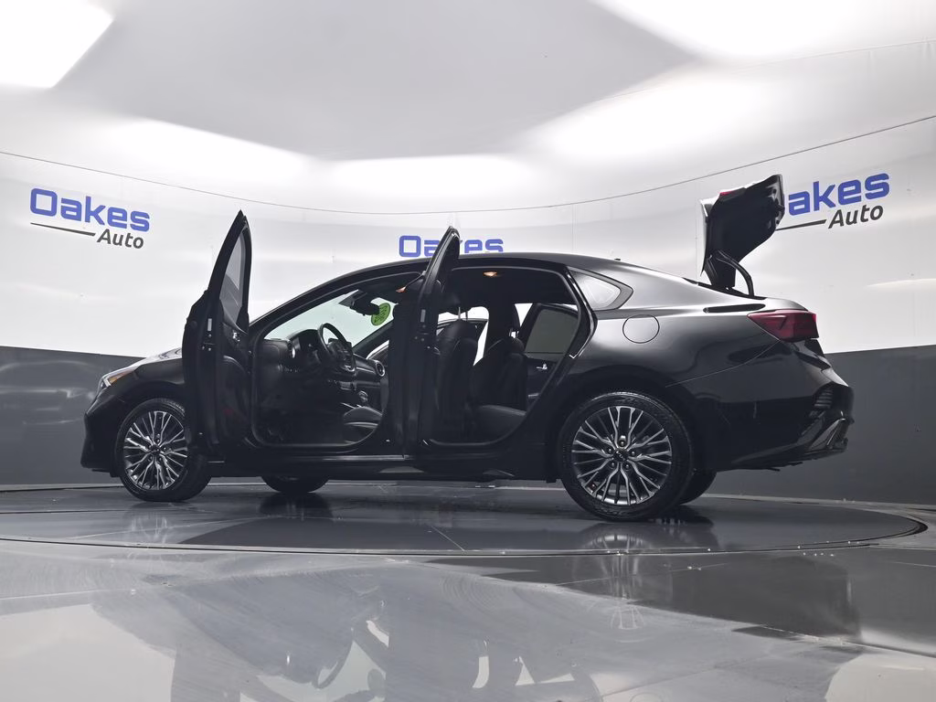 2023 Aurora Black Pearl Kia Forte GT-Line FWD Sedan