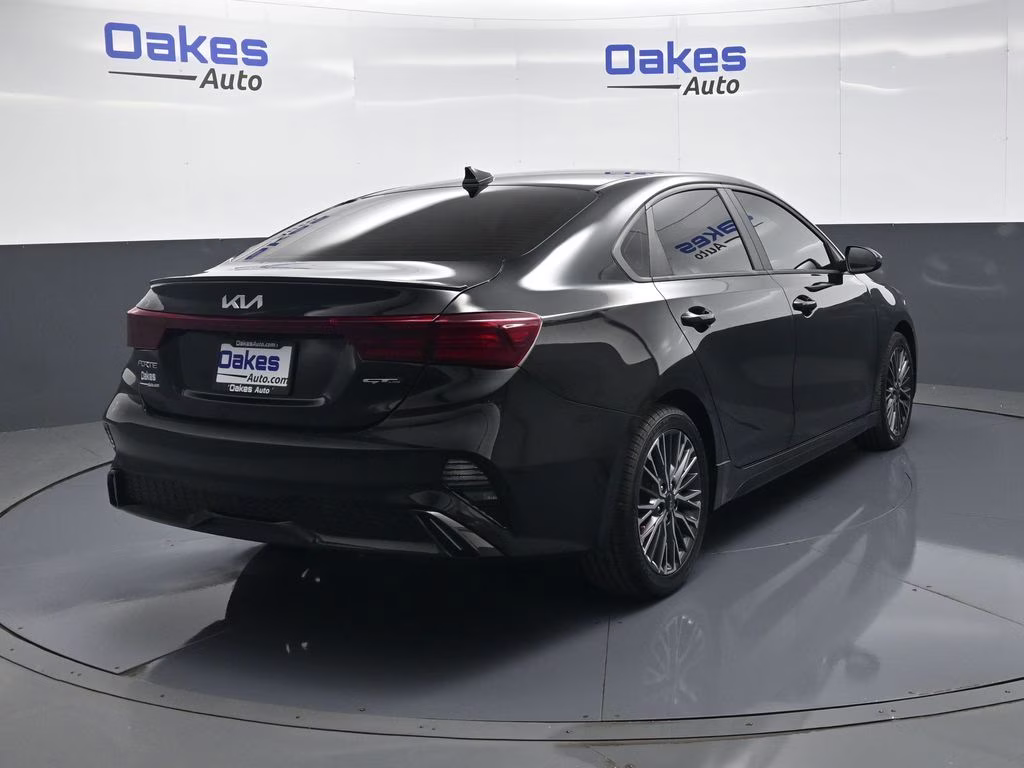 2023 Aurora Black Pearl Kia Forte GT-Line FWD Sedan
