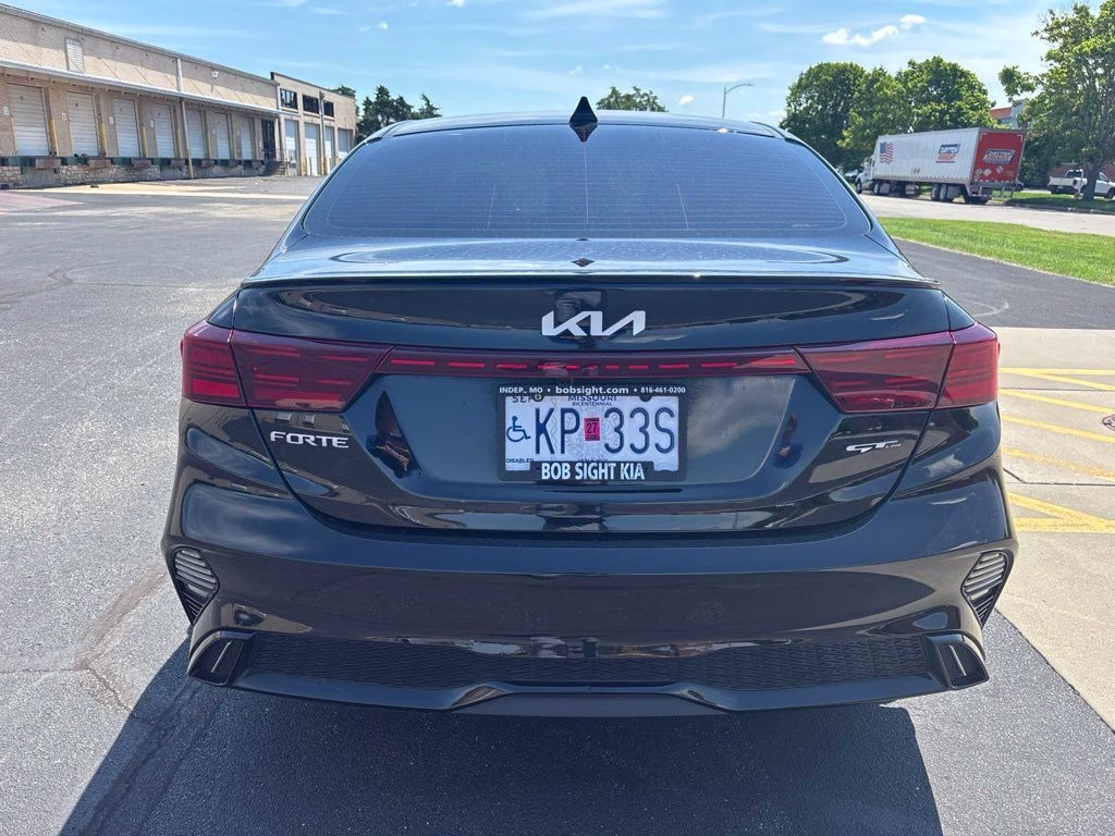 2023 Aurora Black Pearl Kia Forte GT-Line FWD Sedan