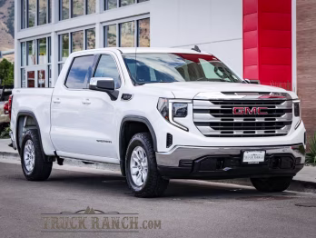 2023 Summit White GMC Sierra 1500 SLE 4X4 Truck