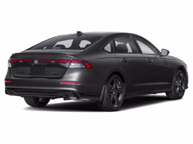2026 Crystal Black Pearl Honda Accord Hybrid Sport-L FWD Sedan