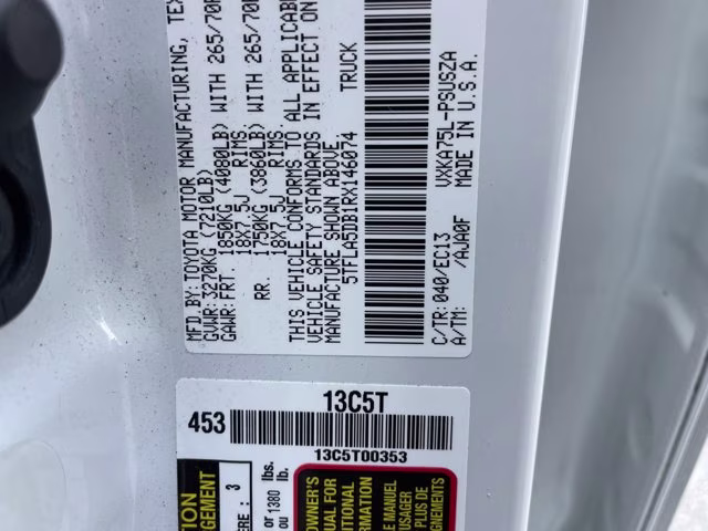 2024 Ice Toyota Tundra 4WD SR5 4X4 Truck