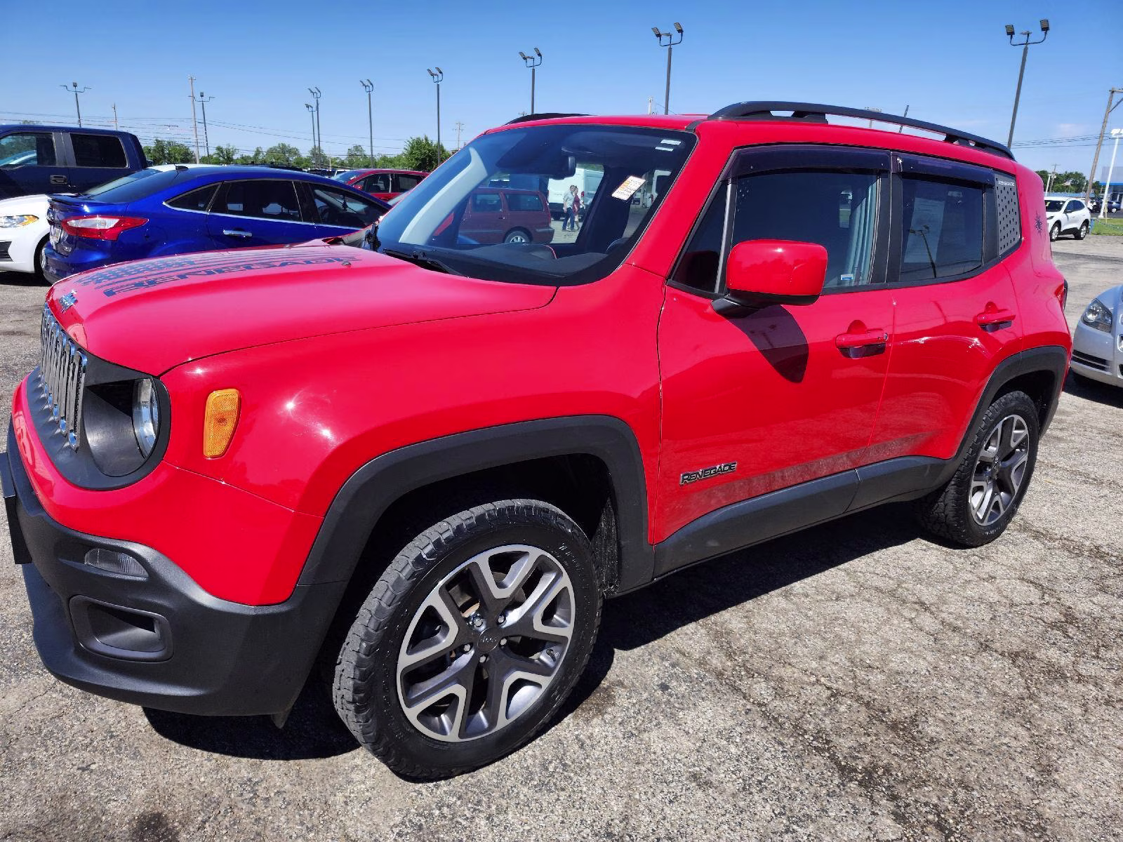 2018 Colorado Red Jeep Renegade Latitude 4X4 SUV