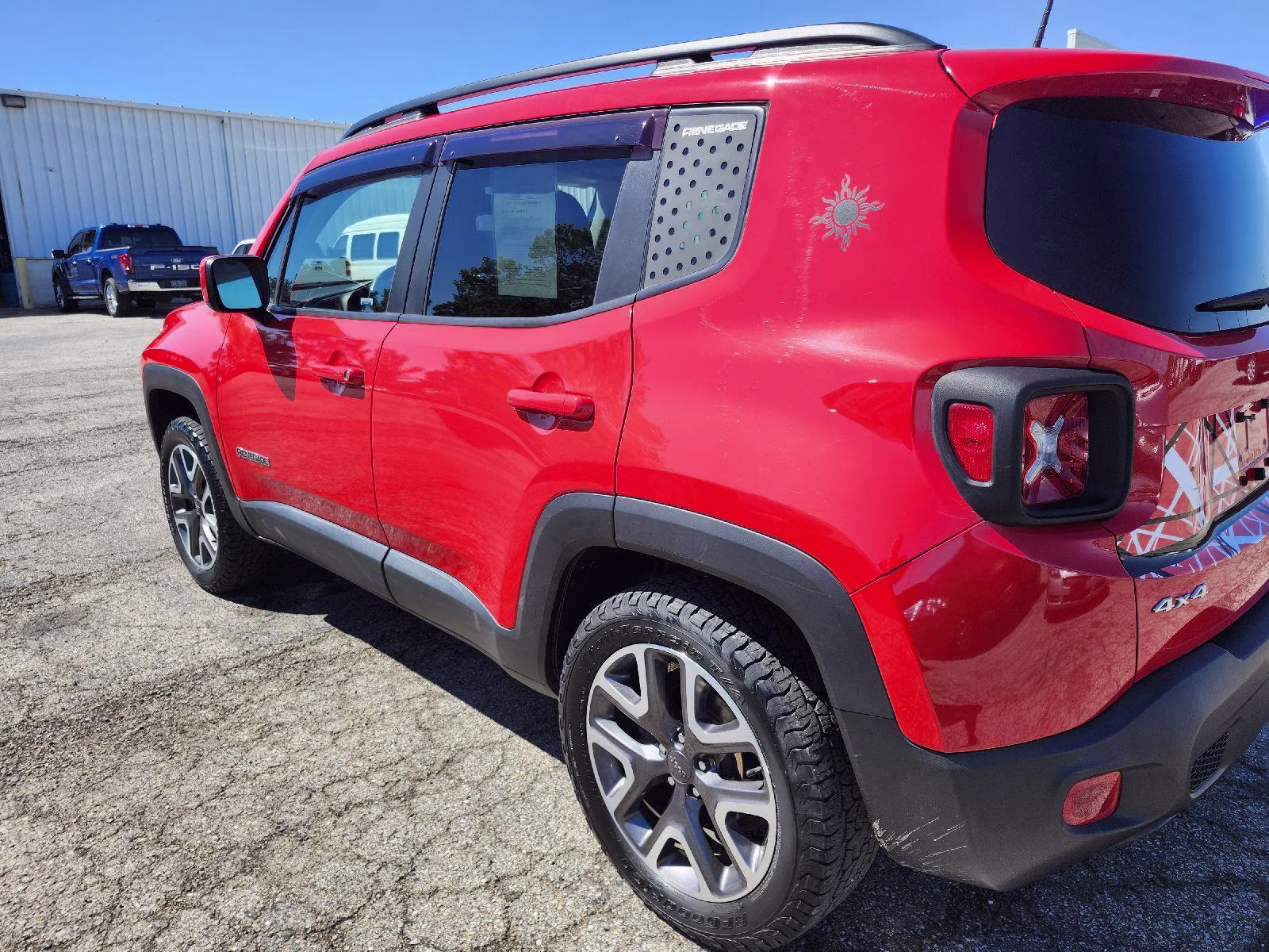 2018 Colorado Red Jeep Renegade Latitude 4X4 SUV