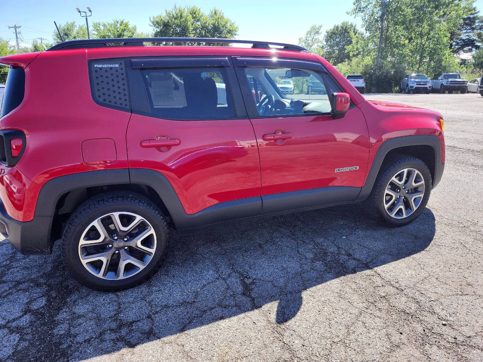 2018 Colorado Red Jeep Renegade Latitude 4X4 SUV