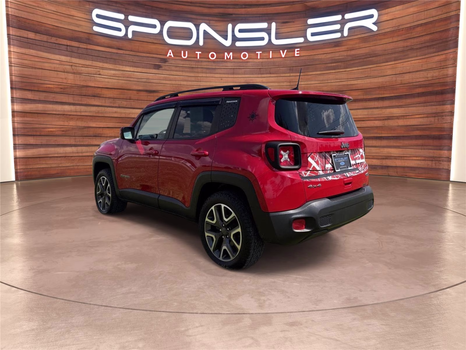 2018 Colorado Red Jeep Renegade Latitude 4X4 SUV