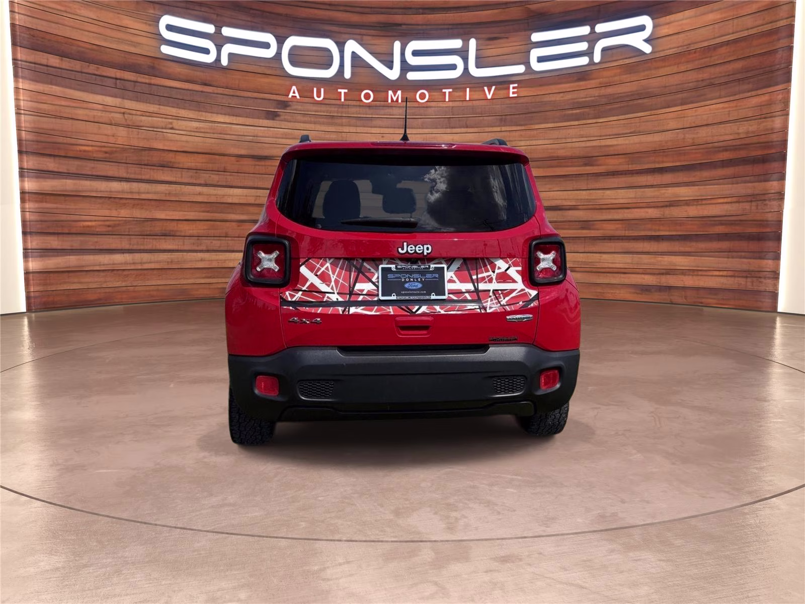 2018 Colorado Red Jeep Renegade Latitude 4X4 SUV