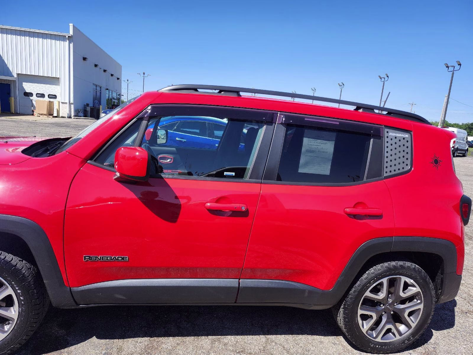 2018 Colorado Red Jeep Renegade Latitude 4X4 SUV