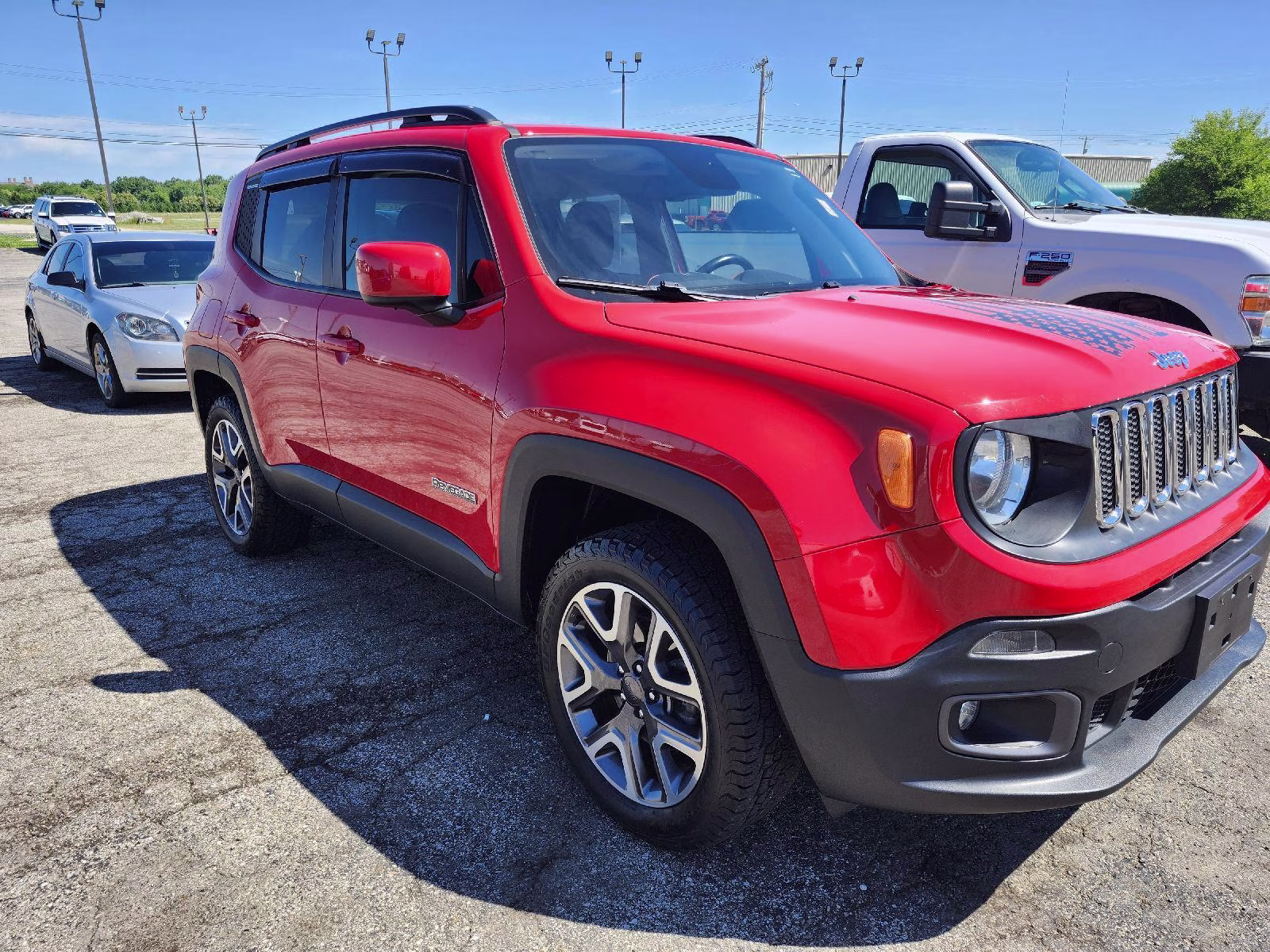 2018 Colorado Red Jeep Renegade Latitude 4X4 SUV