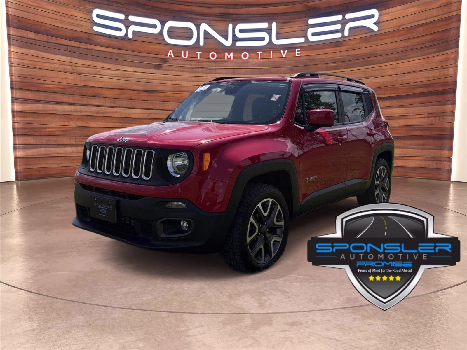 2018 Colorado Red Jeep Renegade Latitude 4X4 SUV