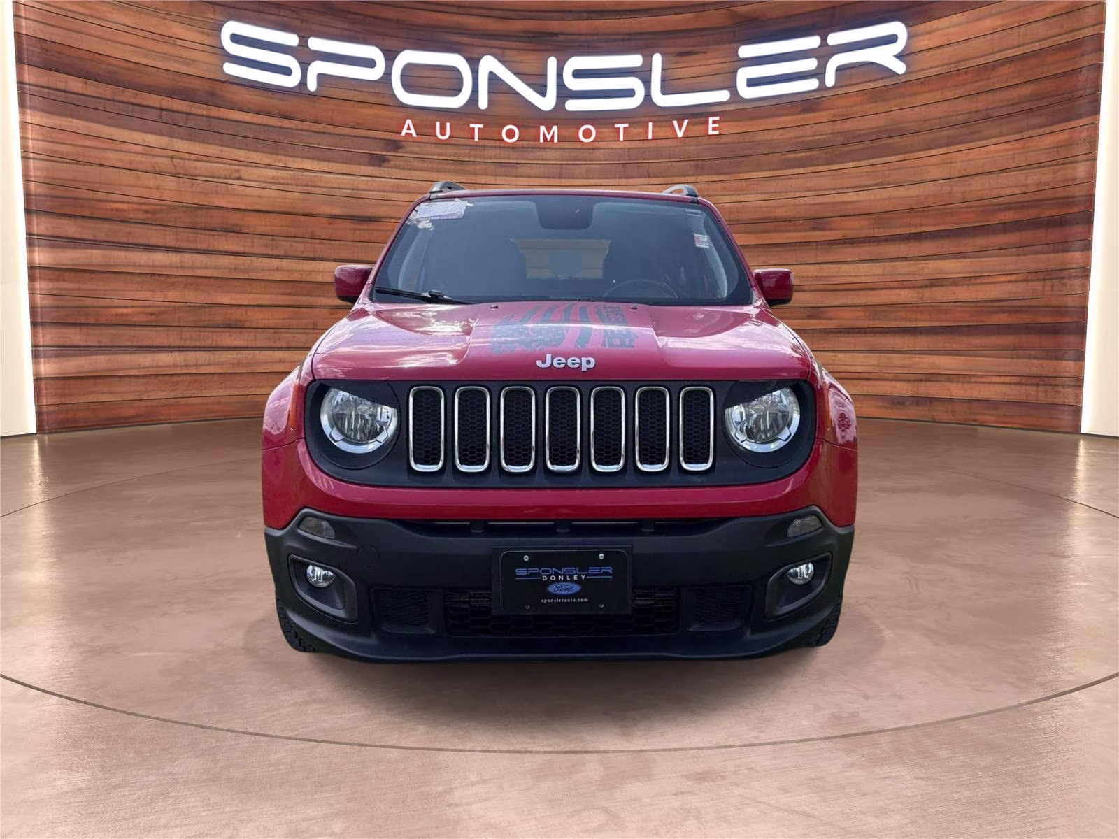 2018 Colorado Red Jeep Renegade Latitude 4X4 SUV