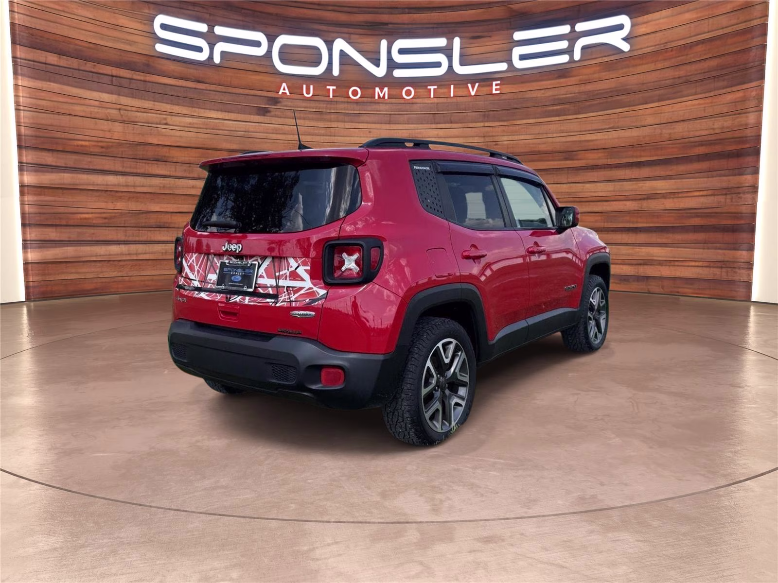 2018 Colorado Red Jeep Renegade Latitude 4X4 SUV