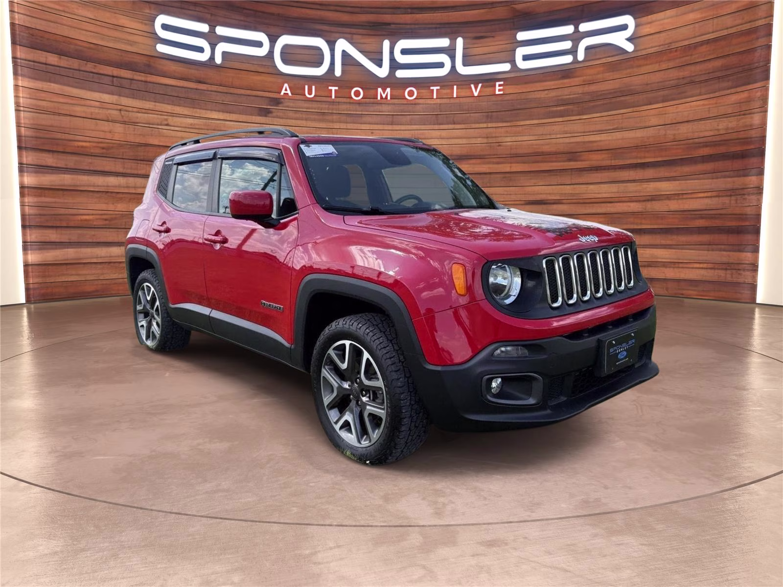 2018 Colorado Red Jeep Renegade Latitude 4X4 SUV