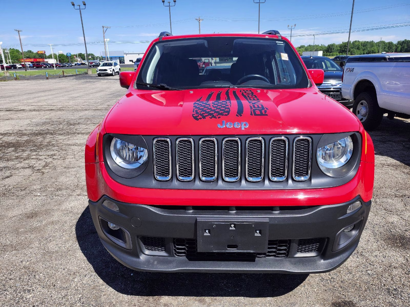 2018 Colorado Red Jeep Renegade Latitude 4X4 SUV