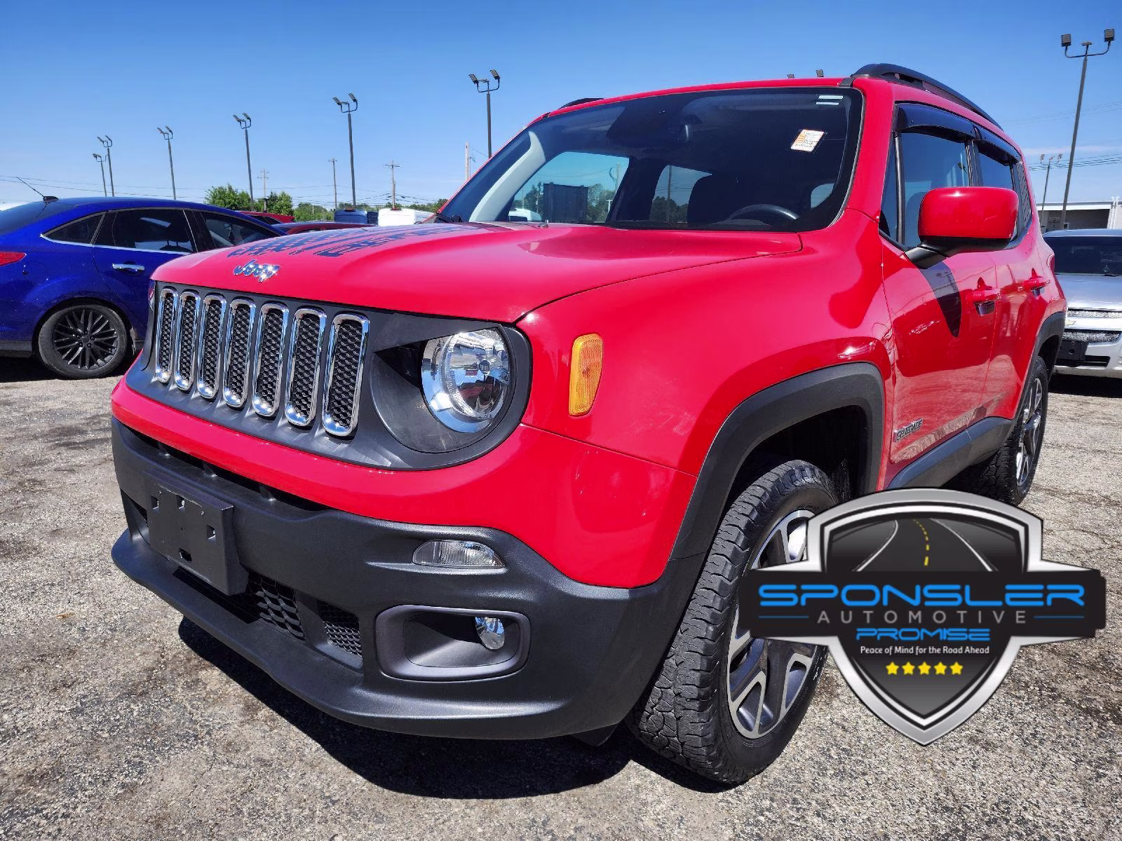 2018 Colorado Red Jeep Renegade Latitude 4X4 SUV