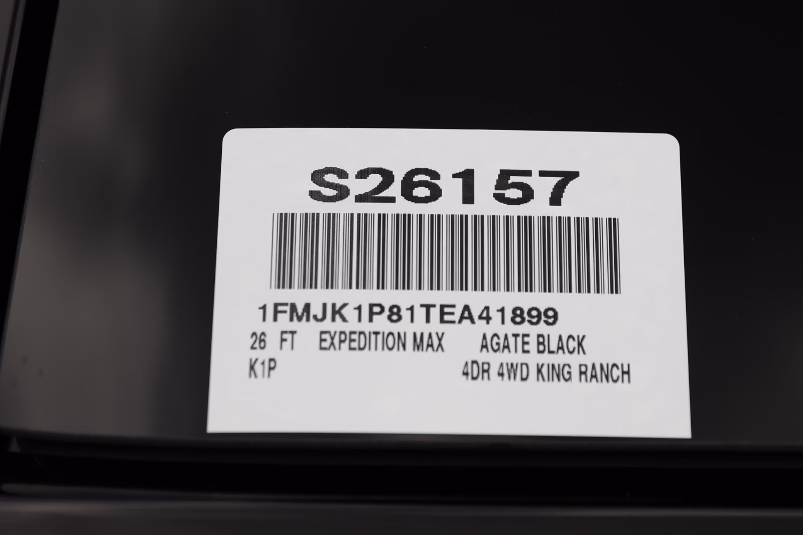 2026 Agate Black Ford Expedition Max King Ranch 4X4 SUV