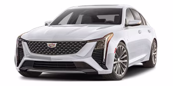 2025 White Cadillac CT5 Premium Luxury RWD Sedan