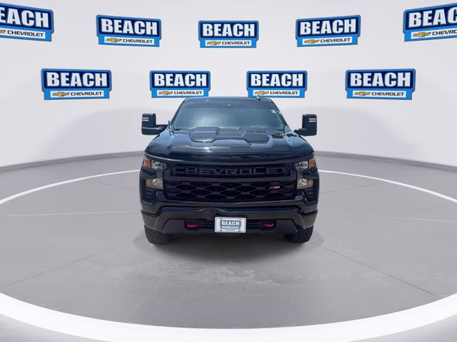 2022 Black Chevrolet Silverado 1500 Custom Trail Boss 4X4 Truck