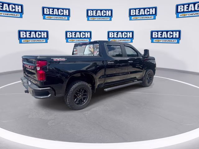 2022 Black Chevrolet Silverado 1500 Custom Trail Boss 4X4 Truck