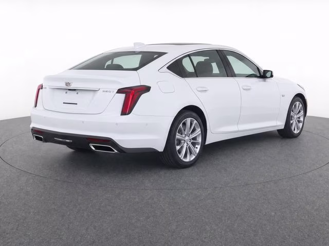 2025 White Cadillac CT5 Premium Luxury RWD Sedan