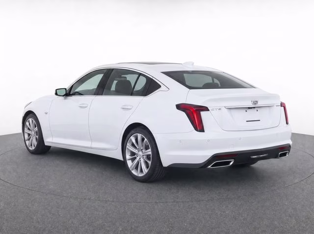 2025 White Cadillac CT5 Premium Luxury RWD Sedan