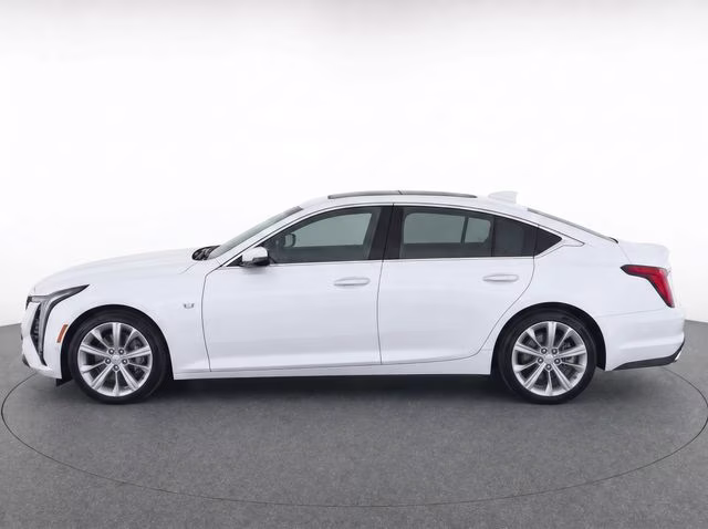 2025 White Cadillac CT5 Premium Luxury RWD Sedan