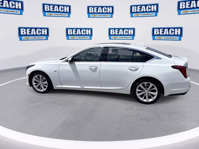 2025 White Cadillac CT5 Premium Luxury RWD Sedan