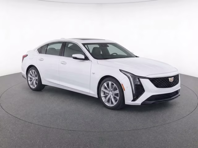 2025 White Cadillac CT5 Premium Luxury RWD Sedan