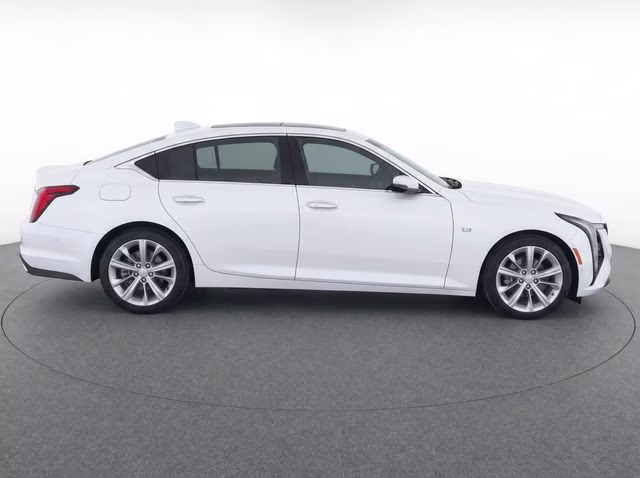 2025 White Cadillac CT5 Premium Luxury RWD Sedan