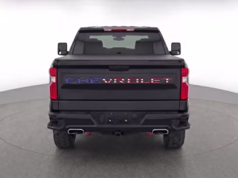 2022 Black Chevrolet Silverado 1500 Custom Trail Boss 4X4 Truck