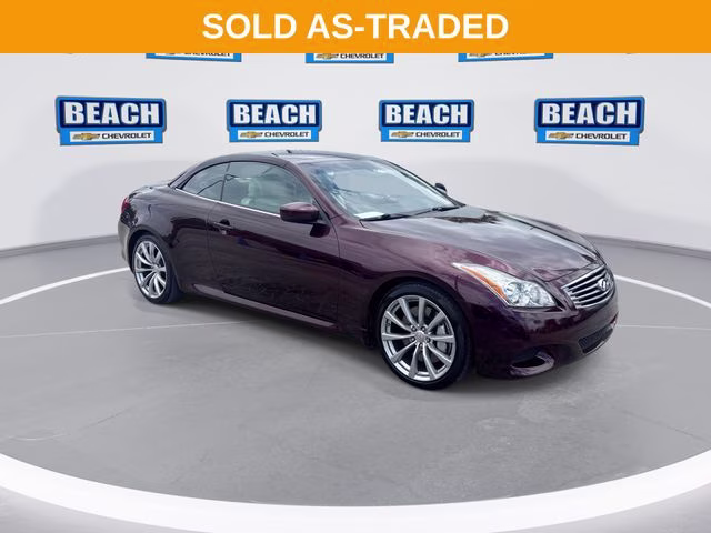 2010 Midnight INFINITI G37 Base RWD Convertible