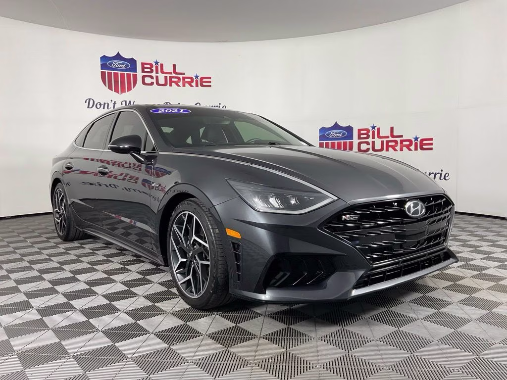 2021 Gray Hyundai Sonata N Line FWD Sedan