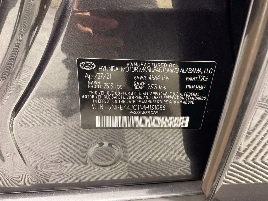2021 Gray Hyundai Sonata N Line FWD Sedan