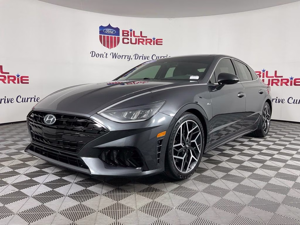 2021 Gray Hyundai Sonata N Line FWD Sedan