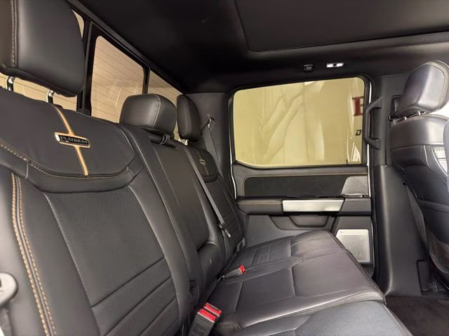 2024 White Metallic Ford Super Duty F-450 DRW Platinum DRW 4X4 Truck