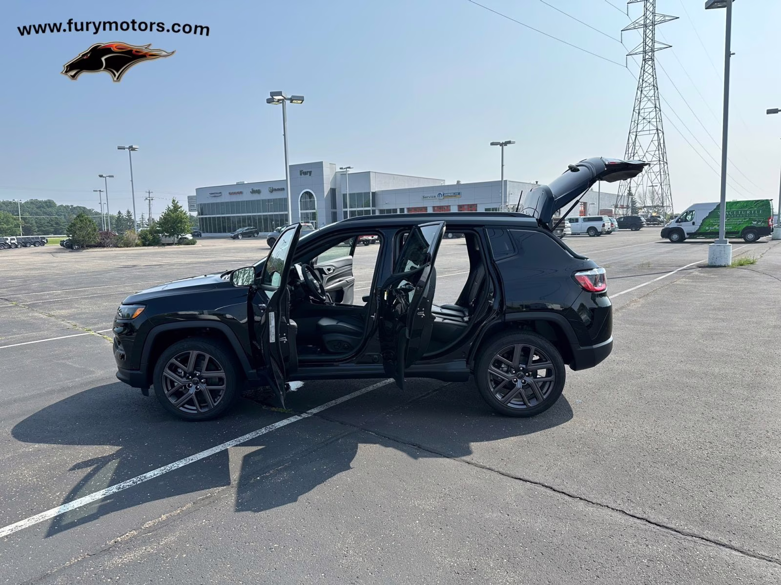 2025 Diamond Black Crystal Pearlcoat Jeep Compass Limited 4X4 SUV