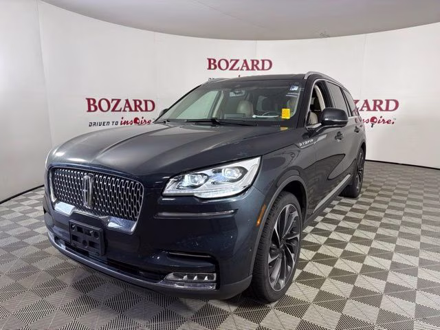 2021 Blue Lincoln Aviator Reserve AWD SUV