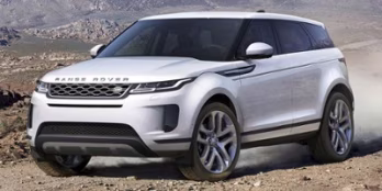 2020 Black Land Rover Range Rover Evoque SE AWD SUV