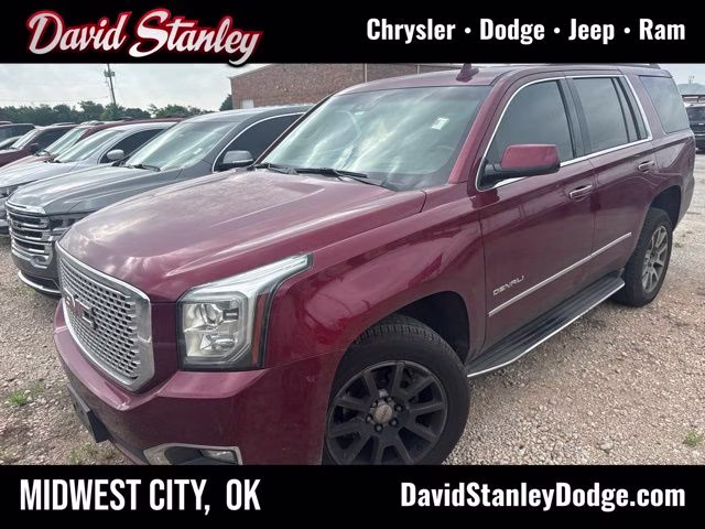 2017 Crimson Red GMC Yukon Denali RWD SUV