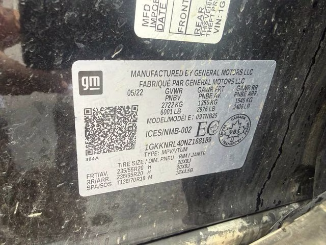 2022 Ebony Twilight Metallic GMC Acadia SLE AWD SUV