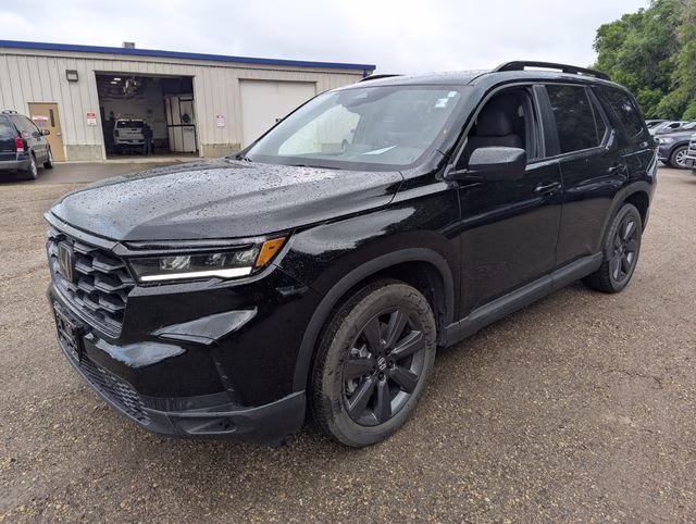 2025 Black Honda Pilot Sport AWD SUV